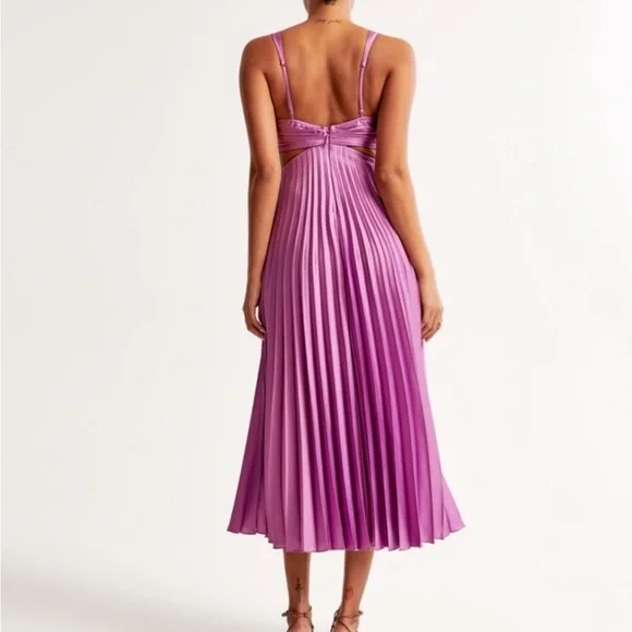 Abercrombie & Fitch Purple Midi Dress - Picture 3 of 15